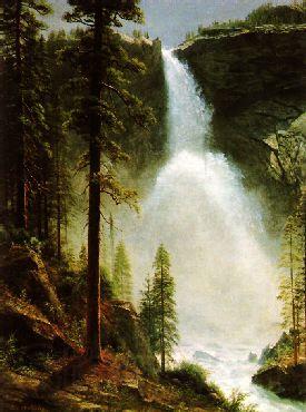 Albert Bierstadt Nevada Falls Germany oil painting art
